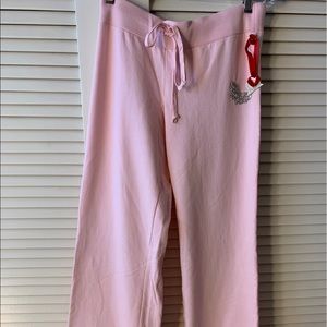 COPY - Twisted heart sweat pants pink NWT size Small
